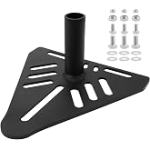 YIBEICO 22mm Seat Adapter Extender for FDX 2.0/3.0 Exercise Bike, Upgraded Saddle Mount with Extended Slot for Better Fit and Stability