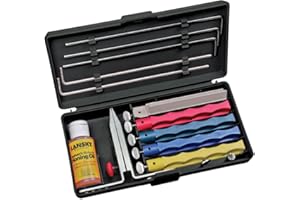 Lansky Professional Sharpening System with Coarse, Medium, Ultra Fine, and Serrated Medium Hones