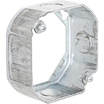 Steel City 54151-1/2&3/4 Outlet Box, Octagon, Drawn