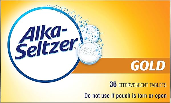 ALKA-SELTZER EFFERVESCENT TABLETS GOLD 36 EA (PACK OF 2)