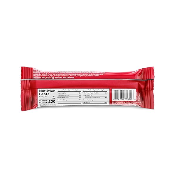 BSN PROTEIN CRISP BAR, PEANUT BUTTER CRUNCH, 20 GRAM PROTEIN SNACK BARS WITH WHEY AND FIBER, GLUTEN-FREE CRUNCHY ENERGY BARS FOR WORKOUT, FITNESS, ON-THE-GO, 12 COUNT