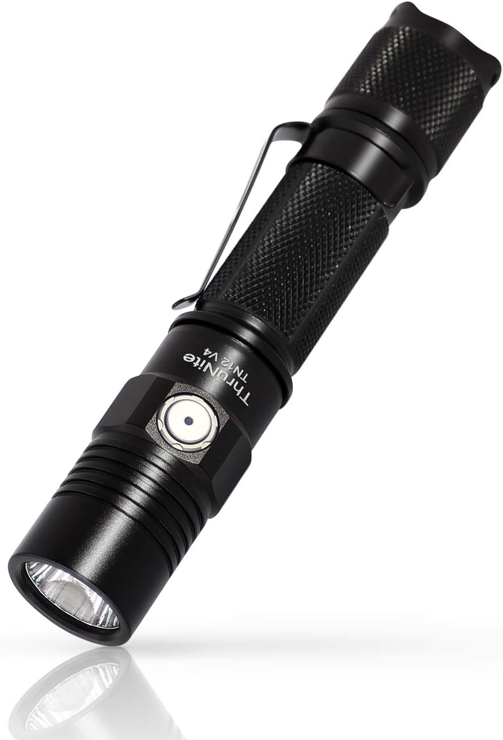 ThruNite TN12 V4 1100 Lumens Handheld Flashlight, CREE XP-L V6 EDC LED Flashlight, Indoor/Outdoor (Camping, Hiking, Security and Emergency Use) - Cool White (CW)