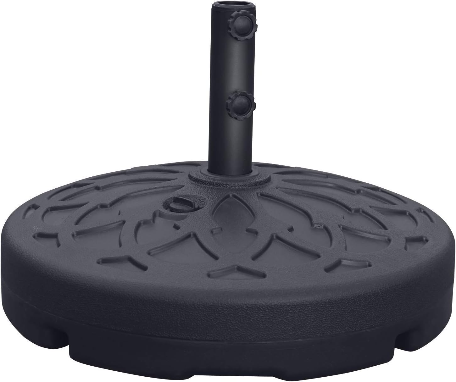 Amazon Com Mastercanopy Water Filled Patio Outdoor Umbrella Base Stand 11ft Solar Umbrella 32 Led Lighted Patio Umbrella 11ft Blue Garden Outdoor