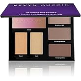 Kevyn Aucoin Sculpt and Define Contour Book: All-in-one makeup artist palette compact. Defines facial features. Eyes, cheekbone, nose & jawline. Highlighters to glow. All skin tones & shapes.