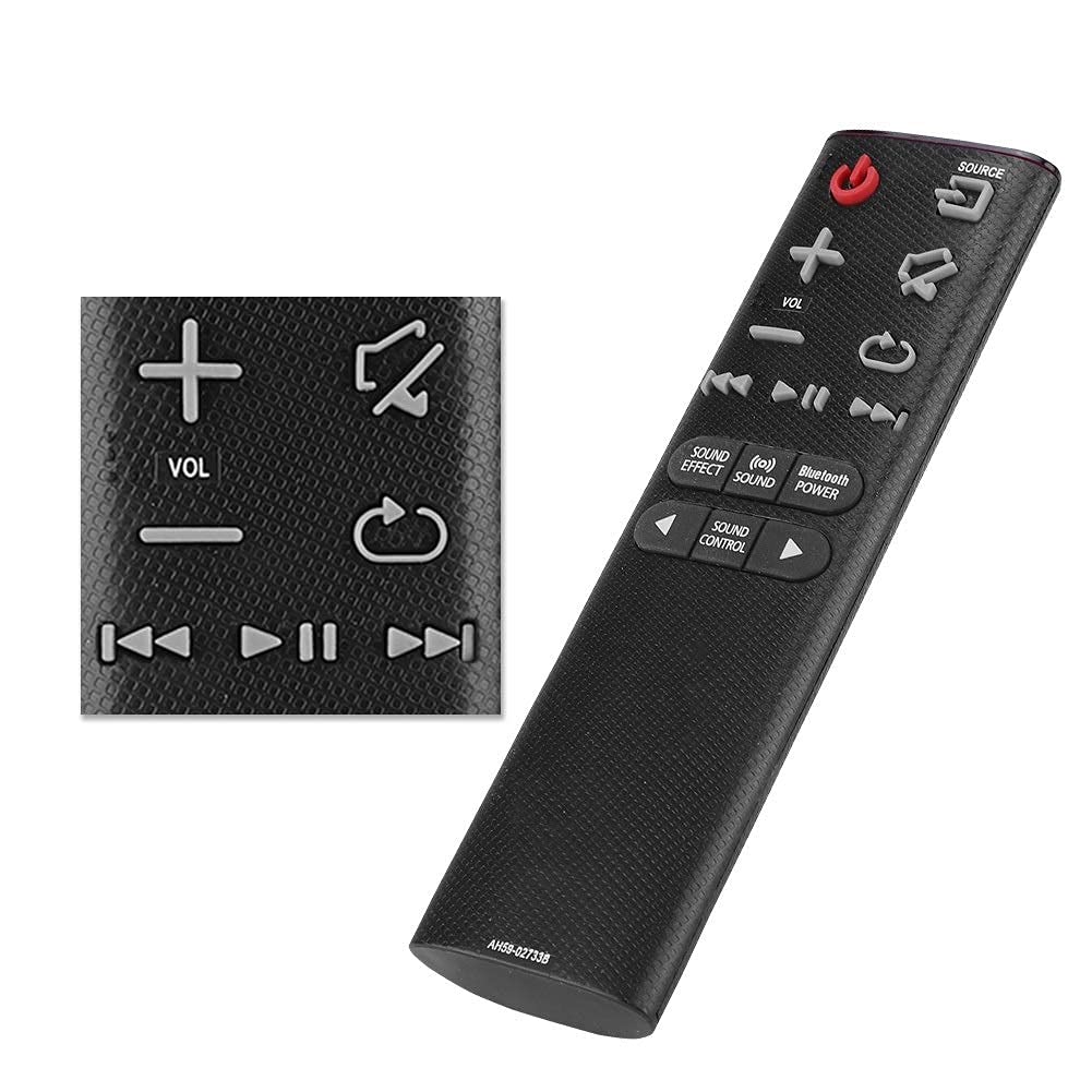 Samfox AH59-02733B Speaker Remote Control for Samsung Soundbar Sound Bar Model HW-J4000 HW-K360 HW-K450 PS-WK450 PS-WK360 HW-KM36C HW-KM36 HW-JM4000 PS-WJ4000