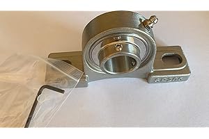 JSB GREAT BEARINGS SUCP205-16 Stainless Steel Pillow Block Bearing | 1” Bore | Durable & Corrosion-Resistant
