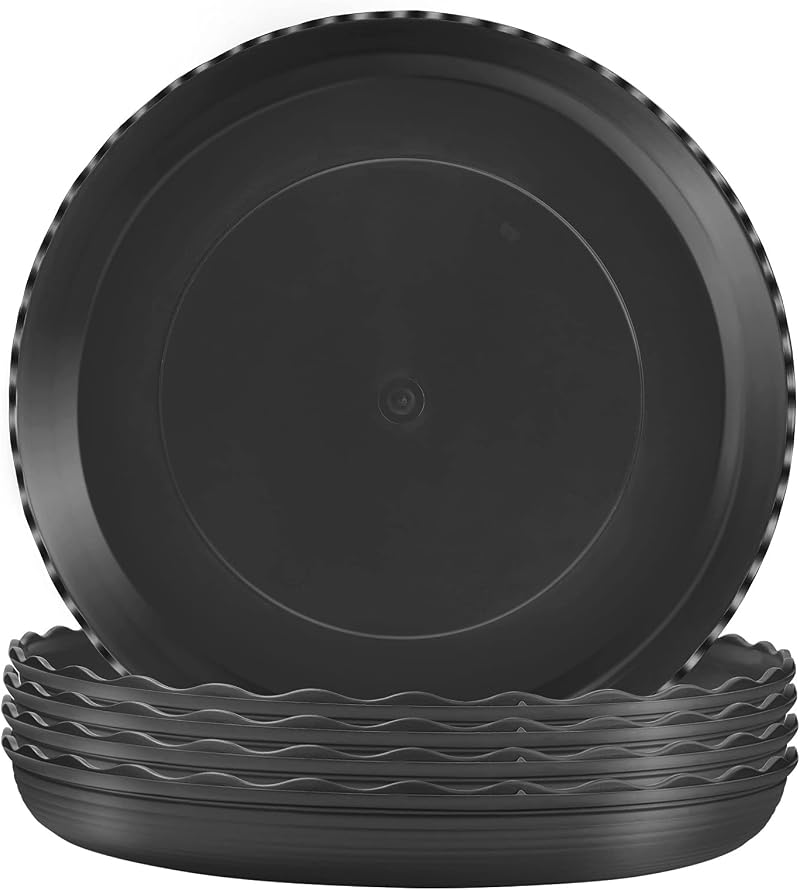TStarJungle 5 Pack Plant Saucers 35cm Drip Trays Indoor Outdoor