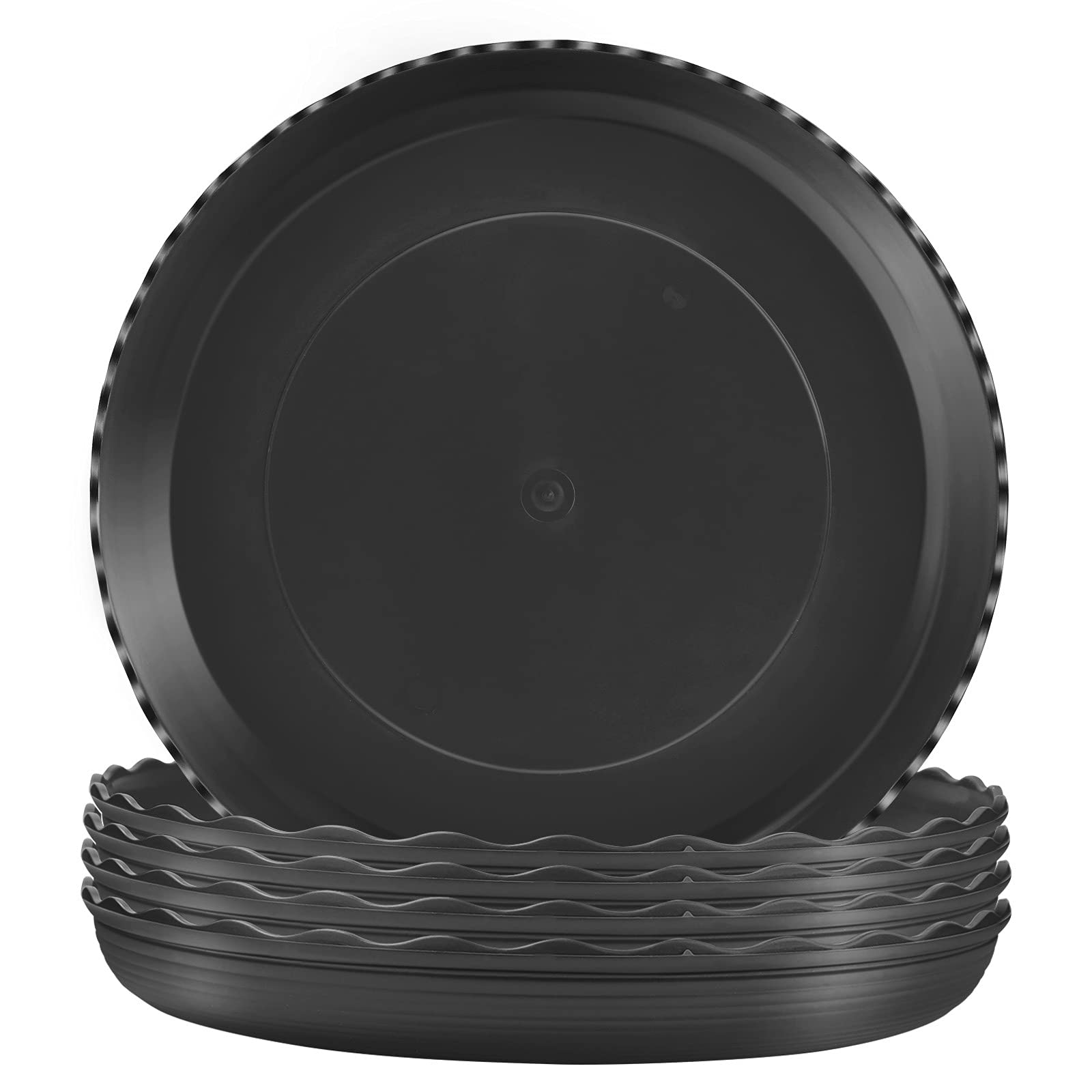 TStarJungle 5 Pack Plant Saucers, Flower Pot Drip Trays for Indoor/Outdoor Plants Garden Saucers Plant Pot Saucer Trays, Surface Protection for Household Plants - 30cm