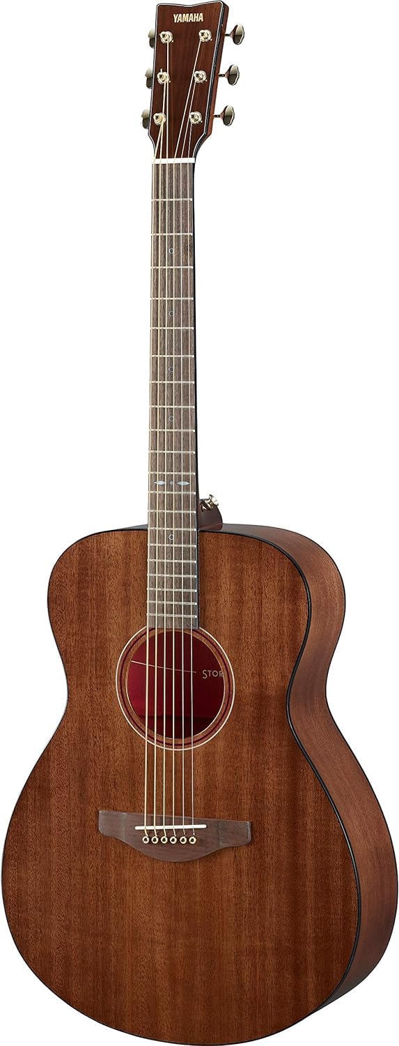 Yamaha STORIA III: Western Steel String Acoustic Guitar with Passive Under-Saddle Pickup and Select Tonewoods Deliver Clear Rich Sounds, Comfortable Full Size Concert Body in Dark Chocolate