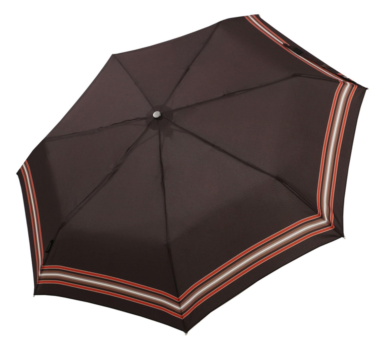 bugatti pocket umbrella Take it duo Uni - Stable, lightweight umbrella - Open-close automatic - For best protection - Stripe Coconut