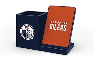 SOAR NHL Wireless Charger and Desktop Organizer, Edmonton Oilers
