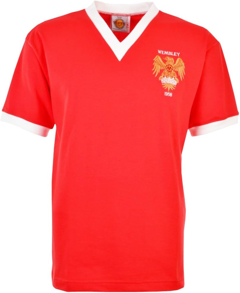 Toffs Manchester United 1958 FA Cup Final Retro Football Shirt