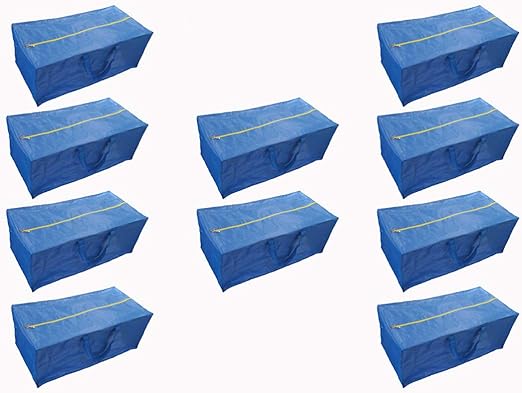 Amazon Com Super 10 Pack Zippered Storage Bags Extra Large