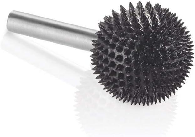 Kutzall Extreme Sphere Rotary Burr 1⁄4" Shaft, Very Coarse, Woodworking Attachment for Bosch DeWalt, Milwaukee
