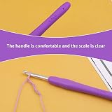 SUVSOON 5.0mm Ergonomic Soft Handle Crochet Hook Knit Tool view 5