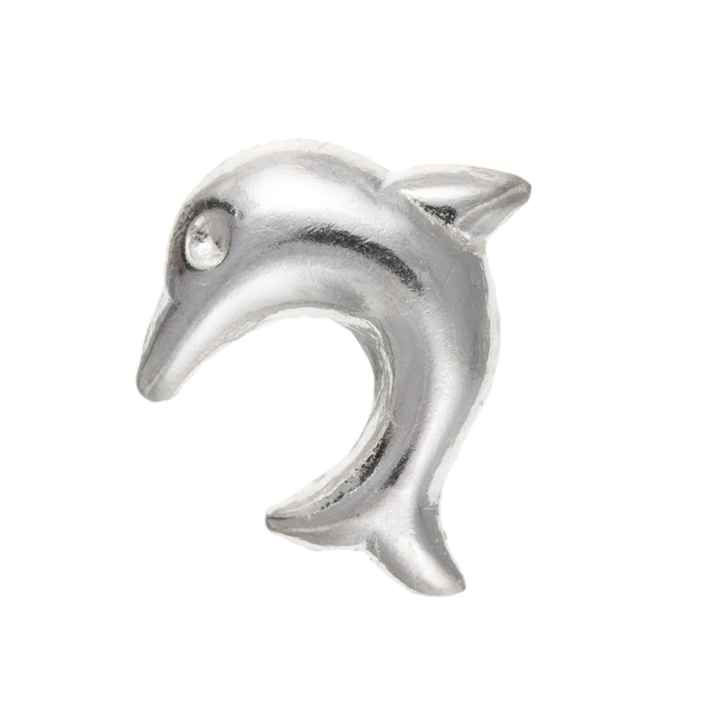 Designer Inspirations Boutique Pair of Dolphin Nose Studs - 925 Sterling Silver