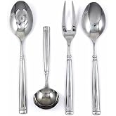 Ginkgo International Naples 4-piece Stainless Steel Hostess Serving Set