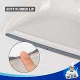 MR.SIGA Dustpan and Brush Set Bamboo Handle Portable Cleaning Combo White 1 Set view 7