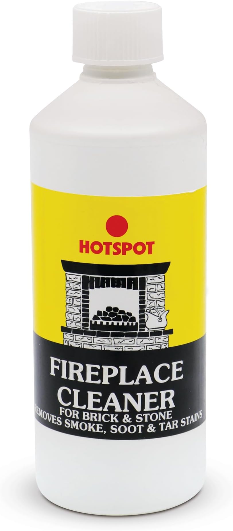 Hotspot Fireplace Cleaner 500ml Soot Stain Removal Hearth Brick Stone Ceramic