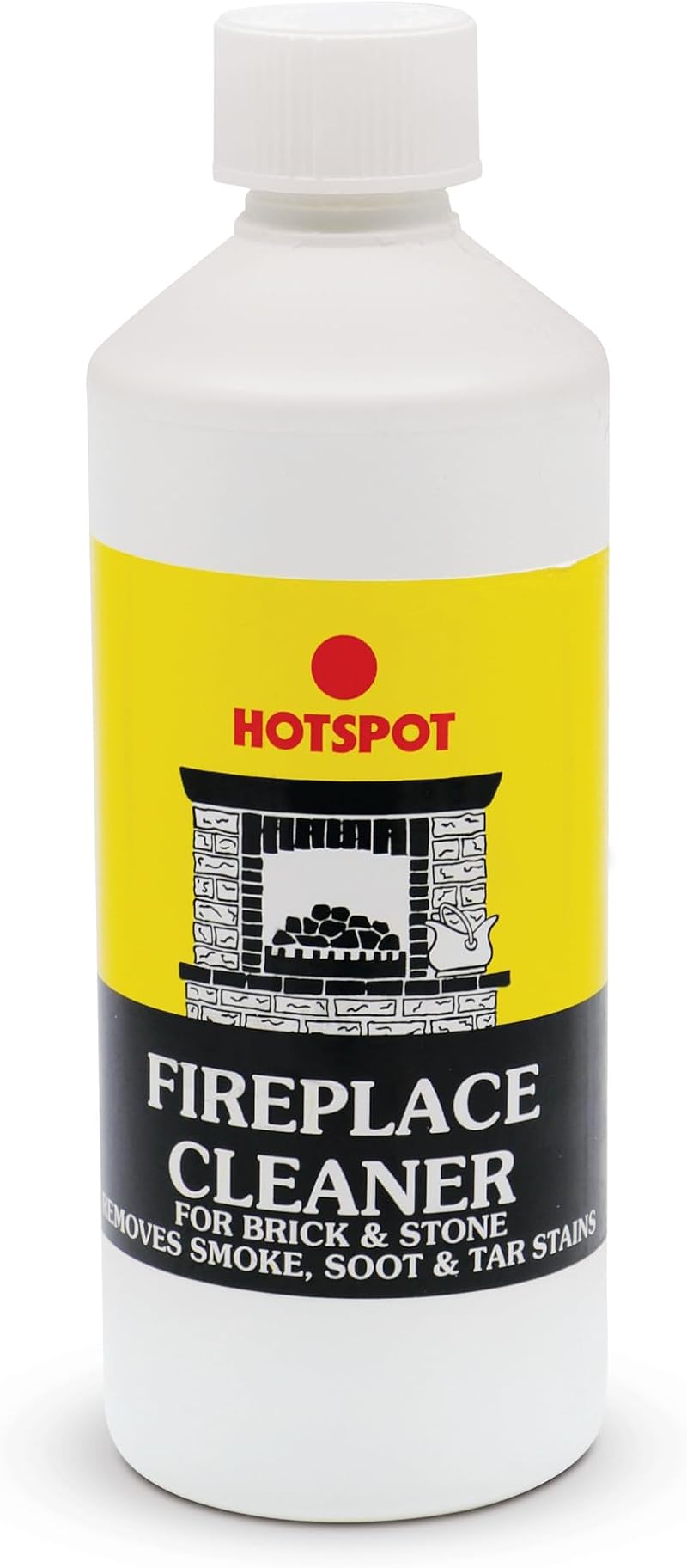 Hotspot Fireplace Cleaner 500ml Soot Stain Removal Hearth Brick Stone Ceramic