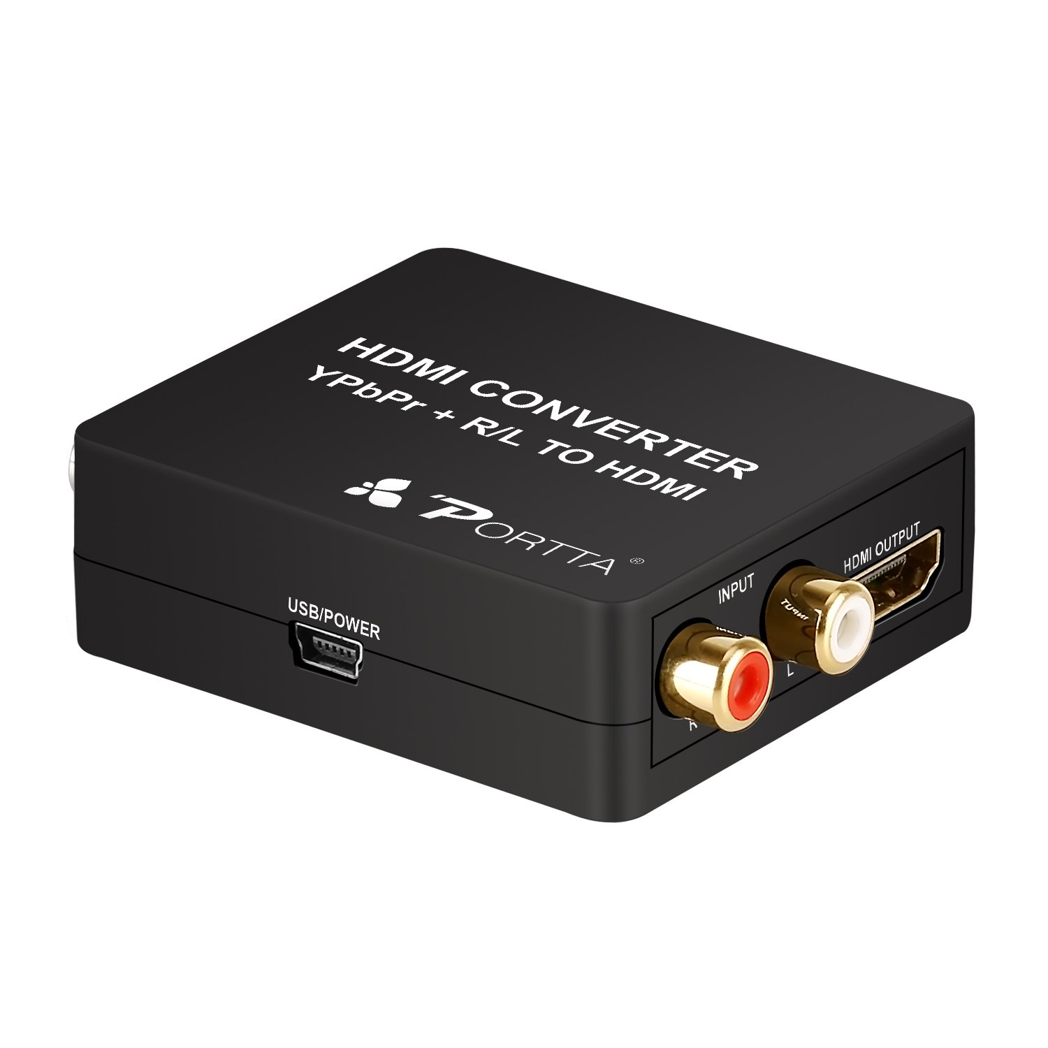 Portta SPETRH YPbPr Component RGB + R/L to HDMI Mini Converter v1.3