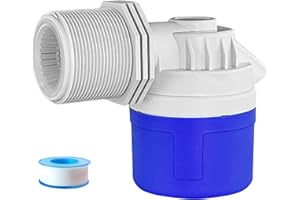 BREADEEP 2" Side Inlet Water Float Valve, Big Flow Automatic Water Level Control Float Valve for Water Tank, Water Troughs, Pond, Pool, Livestock, Aquariums