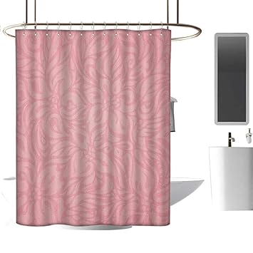 Amazon Com Mkok Transparent Shower Curtain Lining60 X72 Peach
