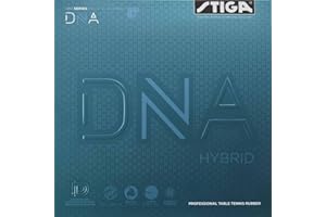 Stiga DNA Hybrid Table Tennis Rubber | Professional Table Tennis Sheet for Maximum Control & Powerful Spins - Full Stroke Control - Made in Germany