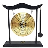 Hooshing Zen Art Brass Feng Shui Desktop Gong with