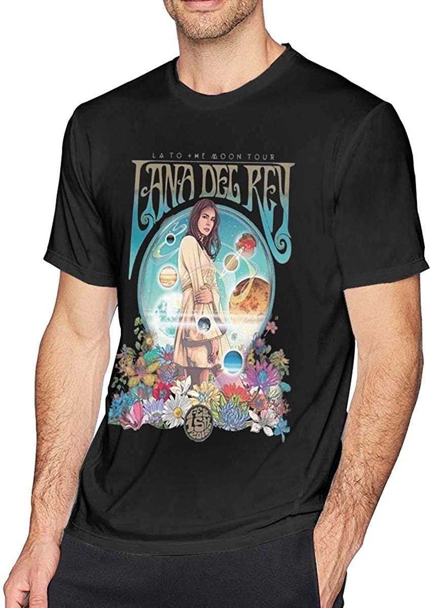 Men's Round Neck Lana Del Rey Tee,Casual Shirt