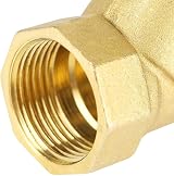 Akozon 3/4" BSPP Y Brass Ball Valve Strainer Filter for Water Oil Separation view 3