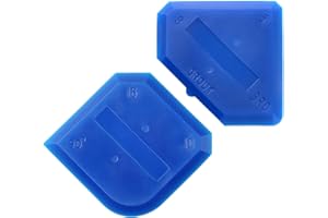 Outus 2 Pieces Caulking Tool Set Silicone Sealant Grout Finishing Tool for Kitchen Bathroom Floor Sealant Sealing (Blue)