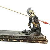 EOQIFJM Gladiator Incense Holder - The Fallen Warrior, Funny Incense Burner for Sticks, Indoor/Outdoor Use, Resin Material
