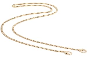 Yichain Mini Nice Purse Chain Strap Replacement Handbag Crossbody Shoulder Purse Strap Accessories Charms (Gold,48 Inch)