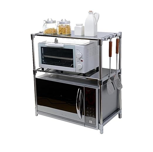 MyYztsj-kitchen rack Estante Ajustable para Horno de microondas ...