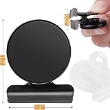 FINDMAG 20 Pack Magnetic Clips Fridge Whiteboard Scratch-Free Black view 3