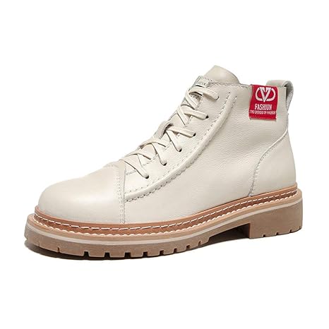 white martin boots