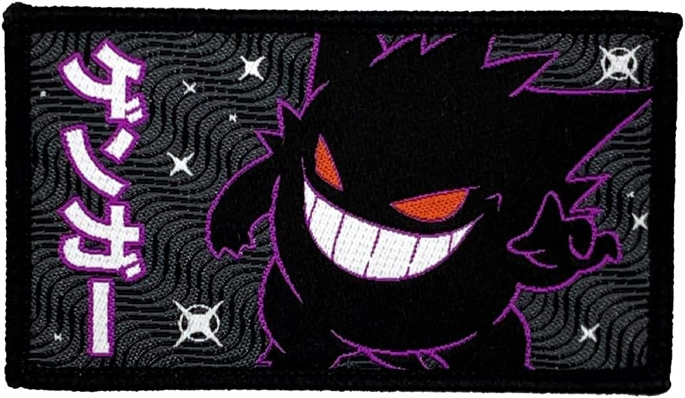 Mixed Media - Gengar Iron-on Patch