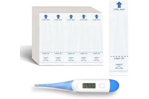 Boncare Thermometer Covers Disposable - 100 Pcs Probe Covers for Digital Thermometers, Can be Used for Oral, Rectally or Underarm