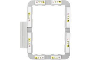 Sew Tech Magnetic Embroidery Hoop for Brother Innovis NQ1700E NQ1600E NQ3600D NV880E Dream Machine 2 XV8550D VE2200 Luminaire XP2 XP3 VM5200 Stellaire XE1 XJ1 Machine, 5"x7" Mighty Snap Magnet Frame