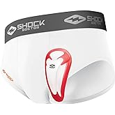 Shock Doctor Boy's Core Brief with BioFlex Athletic Cup, Moisture Wicking Vented Protection, Youth Sizes