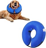 Emwel Pet Inflatable Collar for Large Dogs, Comfy Recovery Cone, L