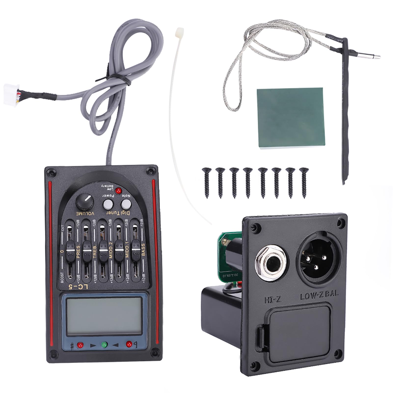 Pickup Piezoelettrico Bnineteenteam Per Chitarra, Ukulele E Banjo - Microfono Da Applicazione Universale - Foto 8