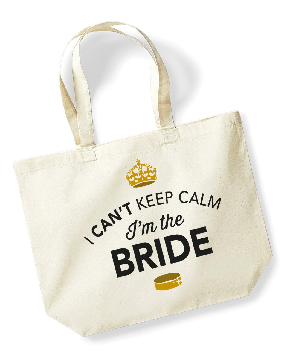 Bride, Bride Bag, Tote Bag, Bride Keepsake, Wedding Gift, Present, Hen Party, Hen Party Bag, Hen Do Gifts, Ideas for Bride, Keepsake (Natural)