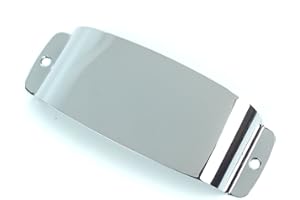 MLAVAL GUITAR PARTS High Quality Bass Guitar Steel Pickup Cover for JB style bass,Chrome Plated