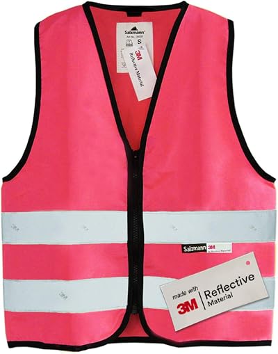Salzmann Children High-Visibility Safety Vest 3M Reflective 4 Colours EN17353