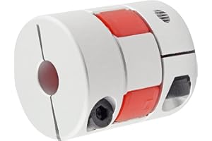 Eilumduo 5mm to 8mm Plum Coupler Shaft Coupling Aluminum Alloy Plum Coupling Connect 25mm Diameter 30mm Length for 3D Printer Motor CNC Machine Servo Stepped