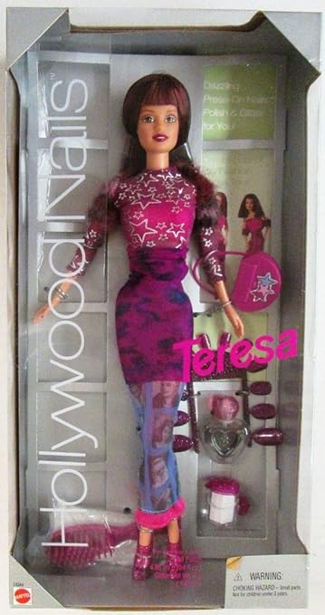 Amazon Com Barbie Hollywood Nails Teresa Doll Toys Games