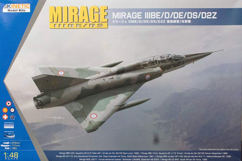 Kinetic K48054 Mirage IIID/DS Model Kit