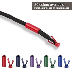 uxcell 8Pcs Shoelace Tips Alloy Shoelace Head, Red